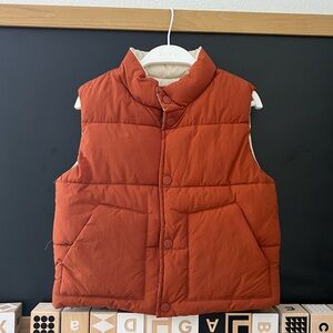 Zara toddler reversible puffer vest
